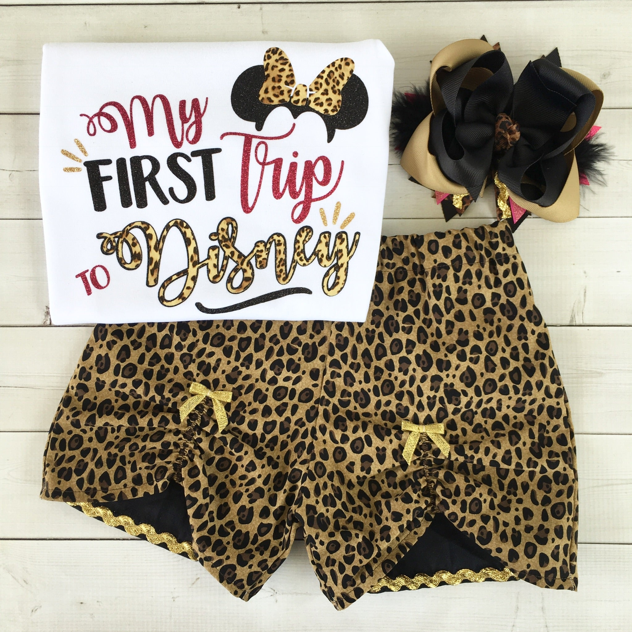 Safari "My First Trip" (Girls) Peek-a-boo Short Set